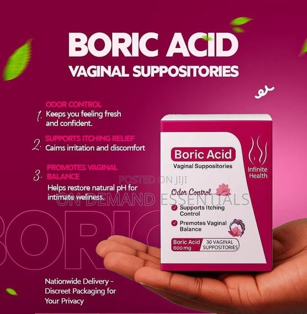 Intimate Health - Boric Acid Vaginal Suppositories - thumbnail 4