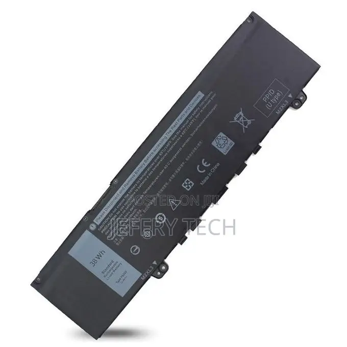 F62G0 Replacement Battery for Dell Inspiron Vostro Series - Black