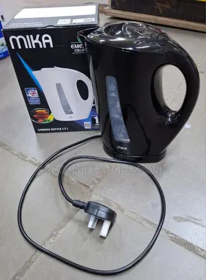 Mika 1.7L Corded Electric Kettle Black
