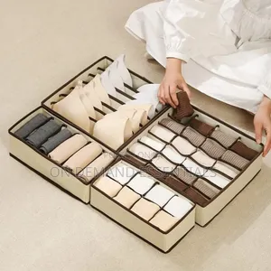 4Pcs Innerwear Organisers With Dividers