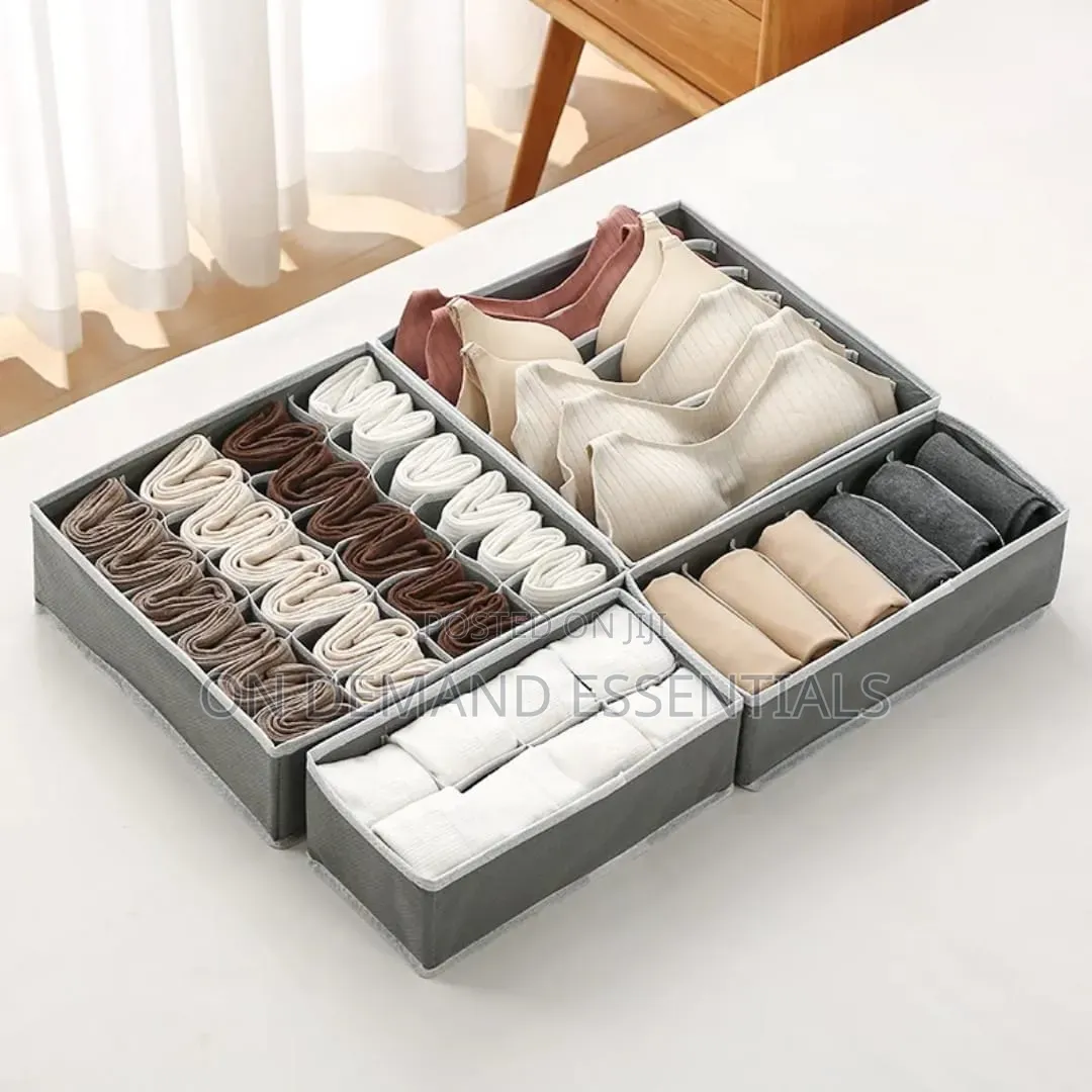 4Pcs Innerwear Organisers With Dividers