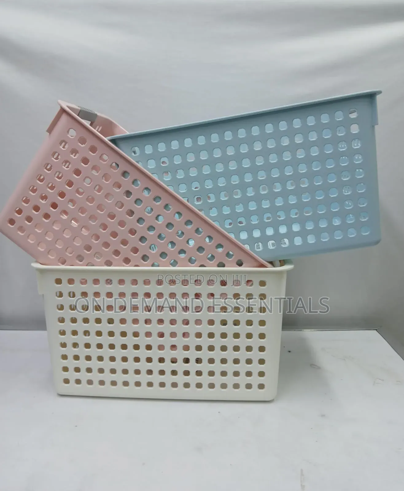 Large Plastic Storage Basket