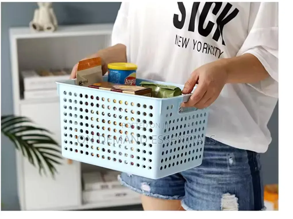 Large Plastic Storage Basket