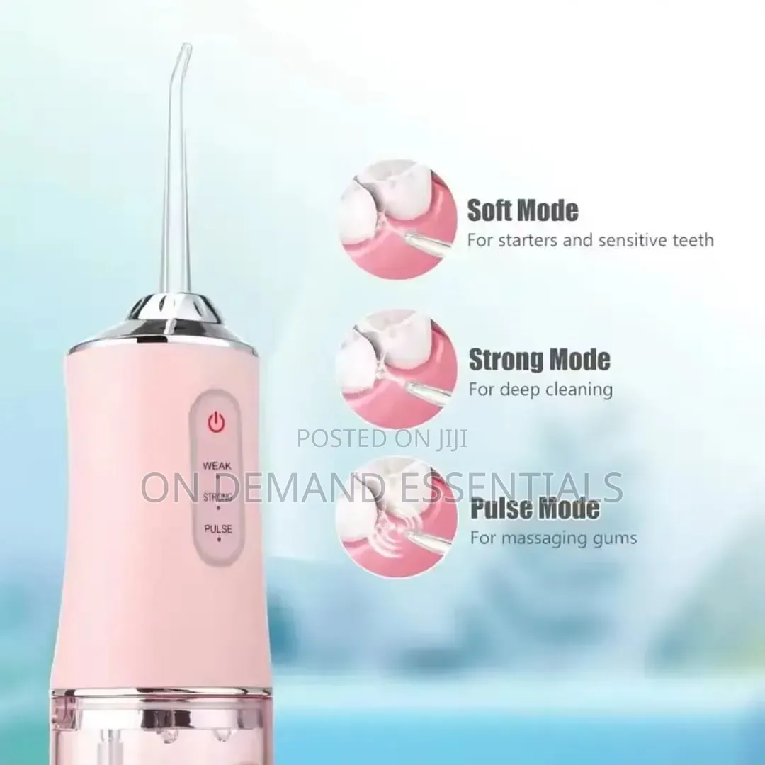 Rechargeable Portable Oral Care Irrigator With 4 Nozzles