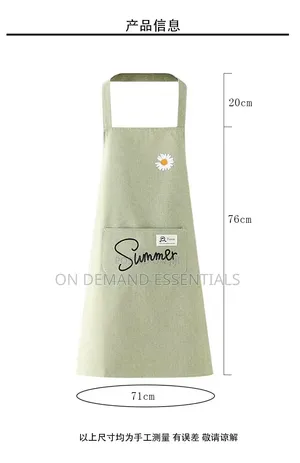 Linen Adult Kitchen Apron