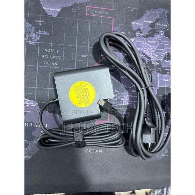 65W Type-C Laptop Power Adapter 20V 3.25A Compatible Power Supply Char