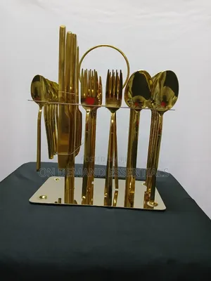 Luxury 36pcs Gold Cutlery Set