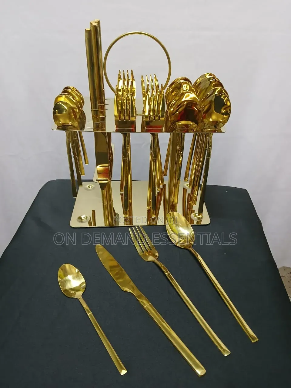 Luxury 36pcs Gold Cutlery Set