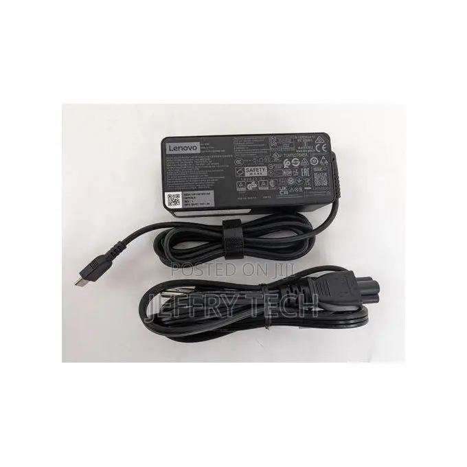 Lenovo 65W ~ 20v-3.25a USB Type C Adapter Fast Charger Free AC Power