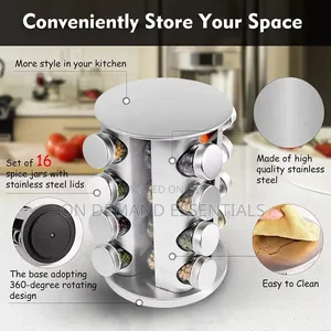 16heads Rotating Seasoning/Spice Rack