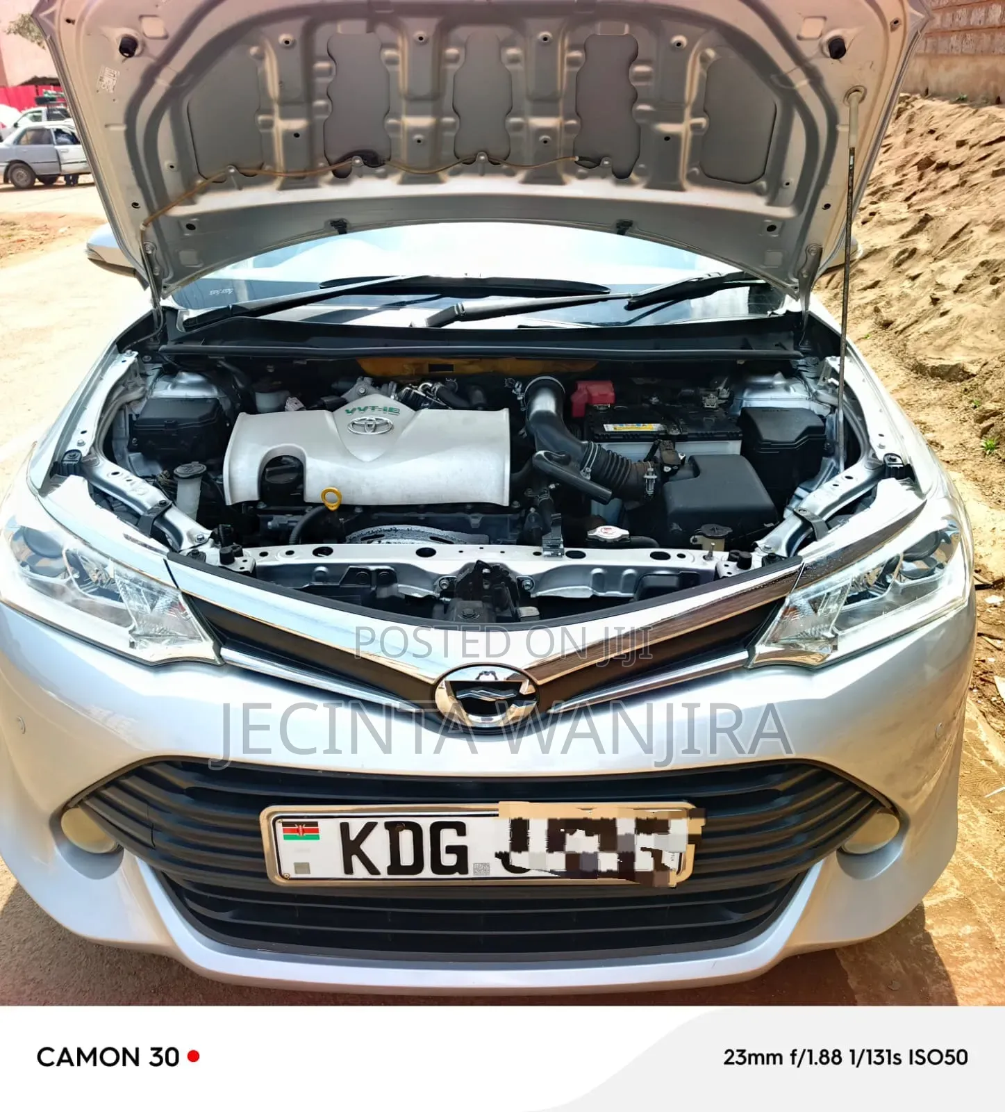 Toyota Corolla Fielder 2016 Silver