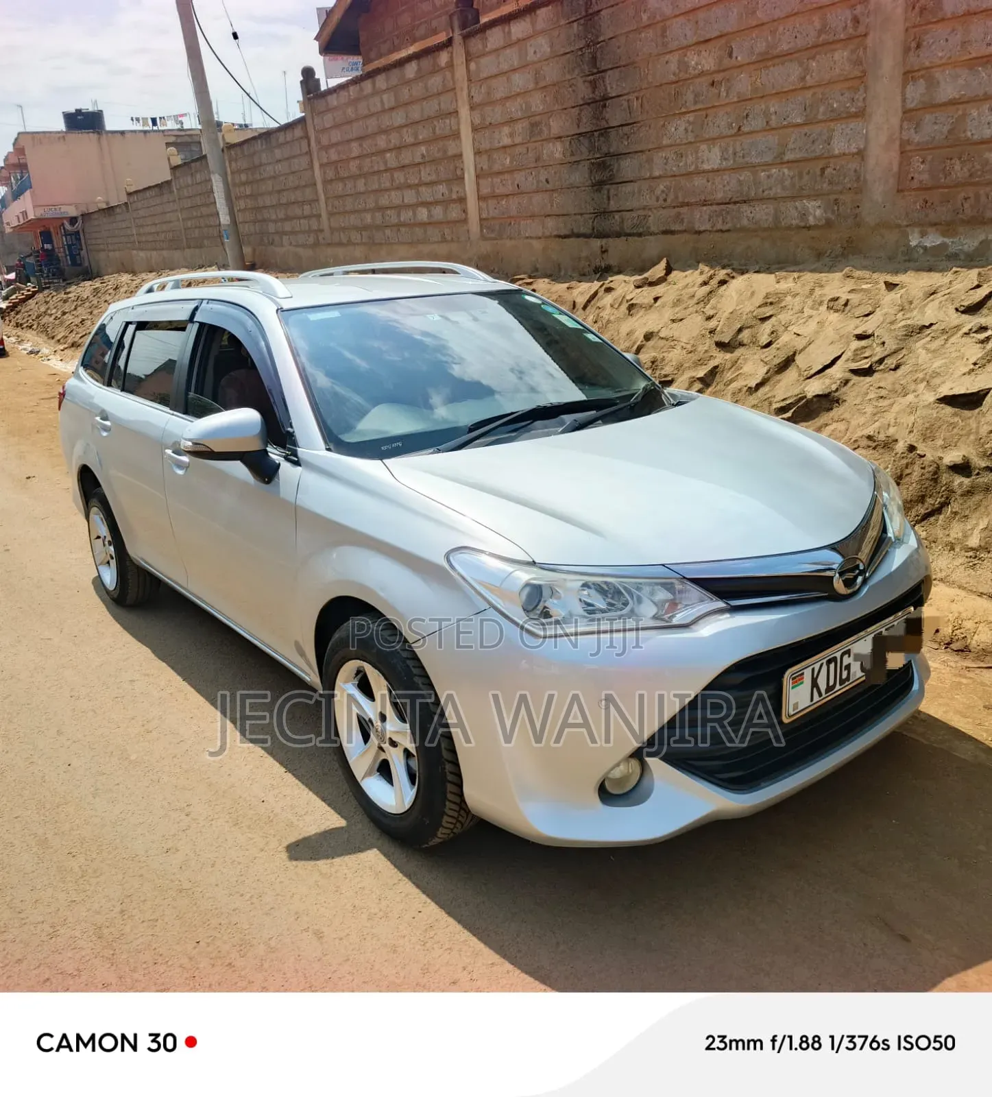 Toyota Corolla Fielder 2016 Silver