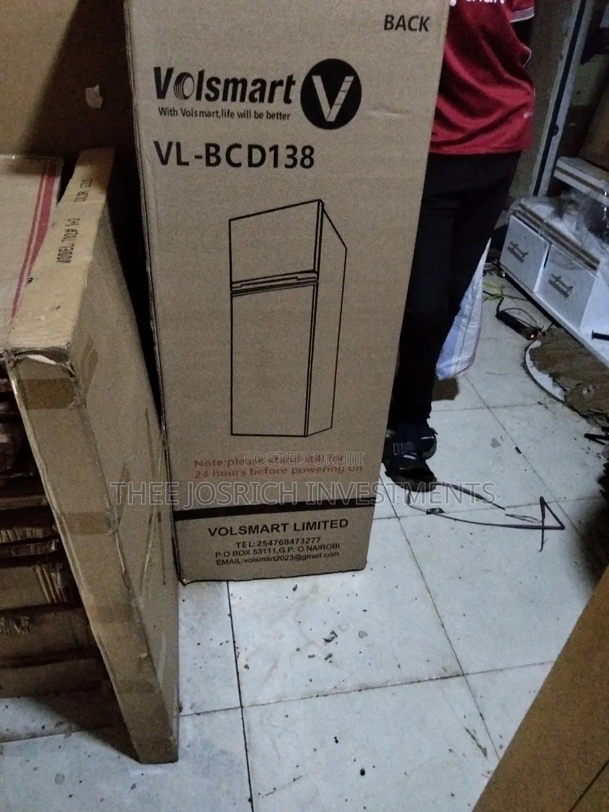 Volsmart 138 Litres Double Door Refrigerator