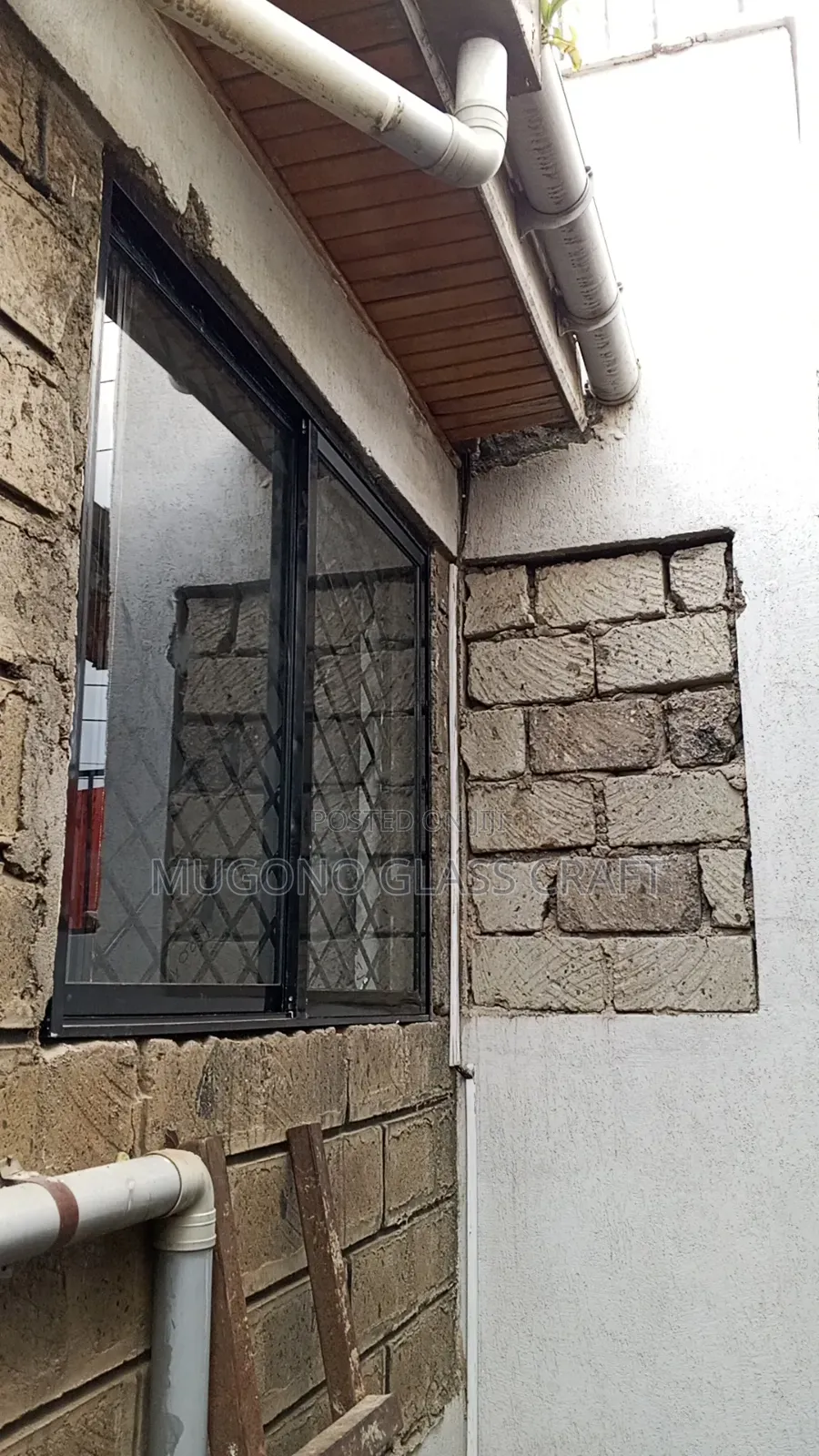 Matte Black Aluminum Window