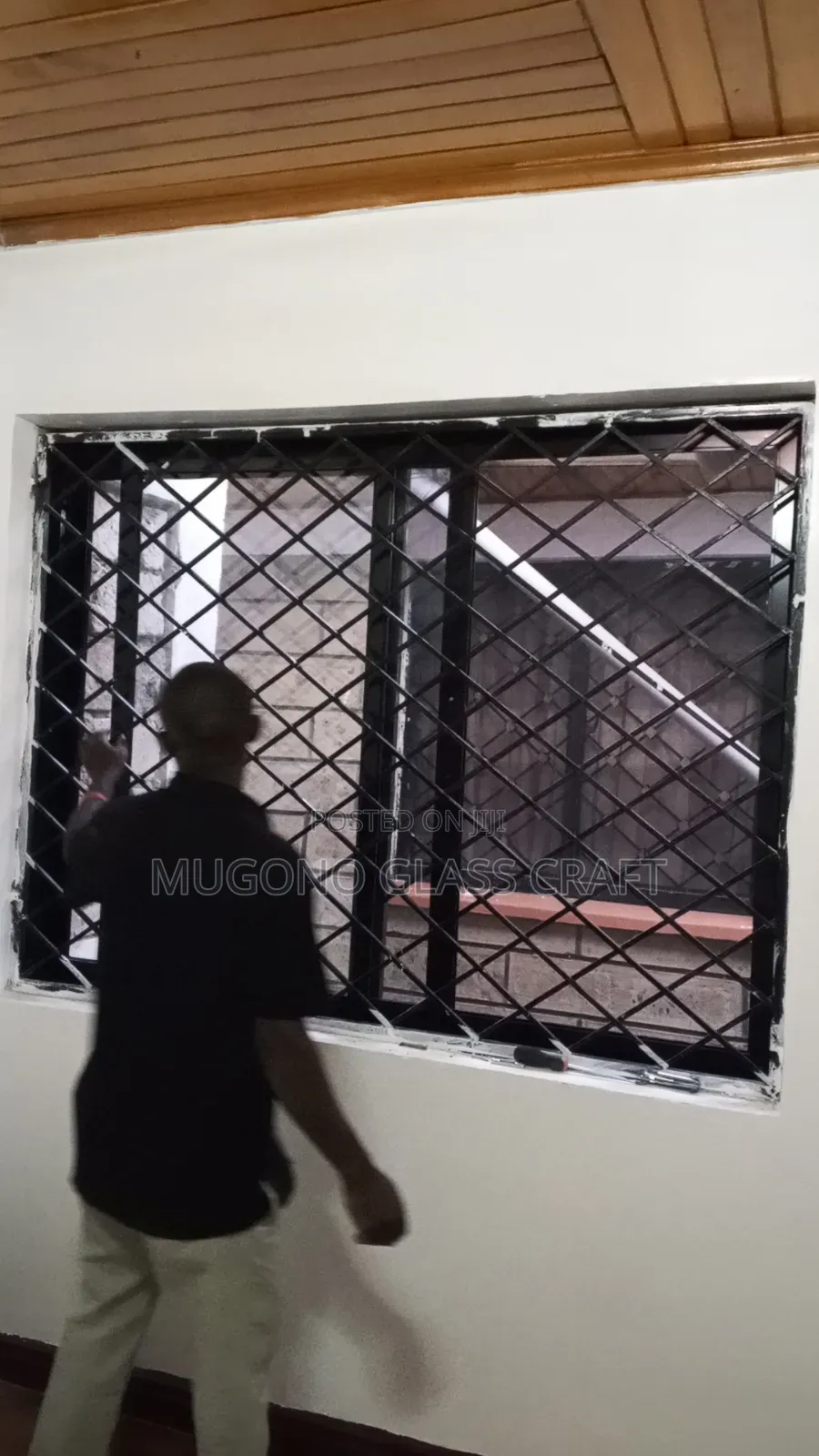 Matte Black Aluminum Window