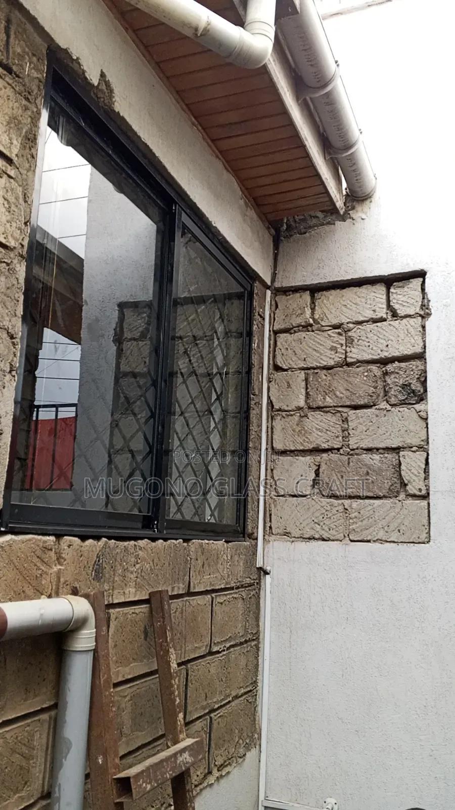 Matte Black Aluminum Window