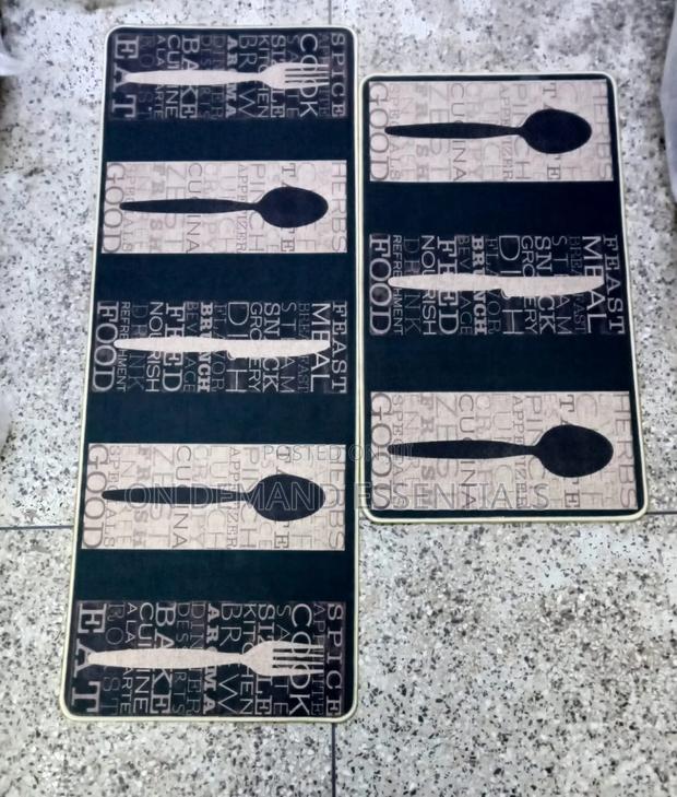2pcs Kitchen Mats With Rubber Super Non-Slip Underside - thumbnail 2