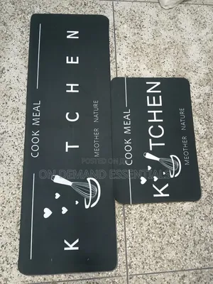 2pcs Kitchen Mats With Rubber Super Non-Slip Underside