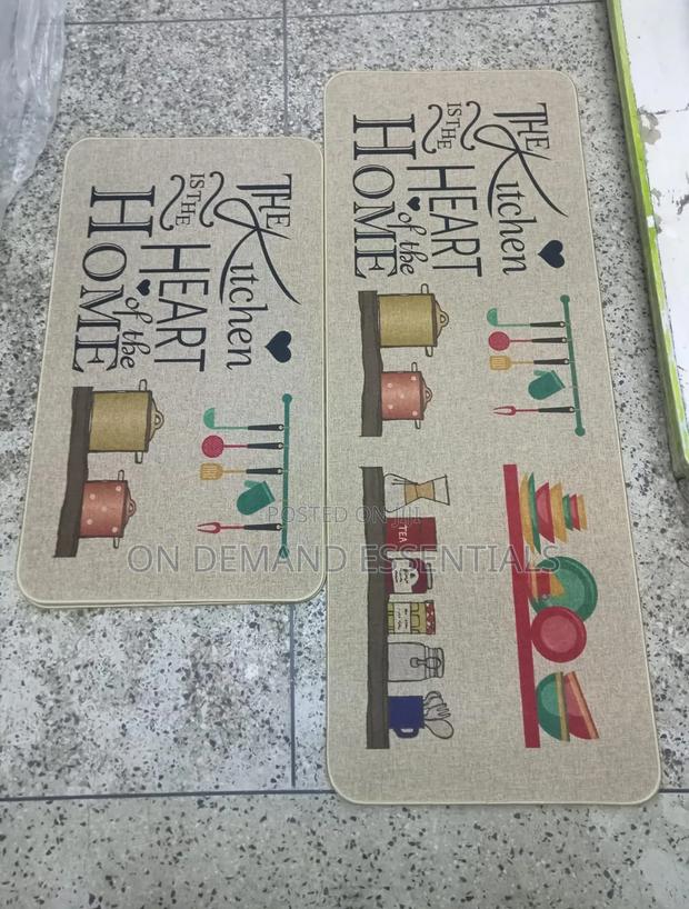 *2pcs Kitchen Mats With Rubber Super Non-Slip Underside - thumbnail 6