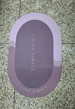 Big Size Oval 48*78cm* Bathroom/ Door Mats With Rubber Underside