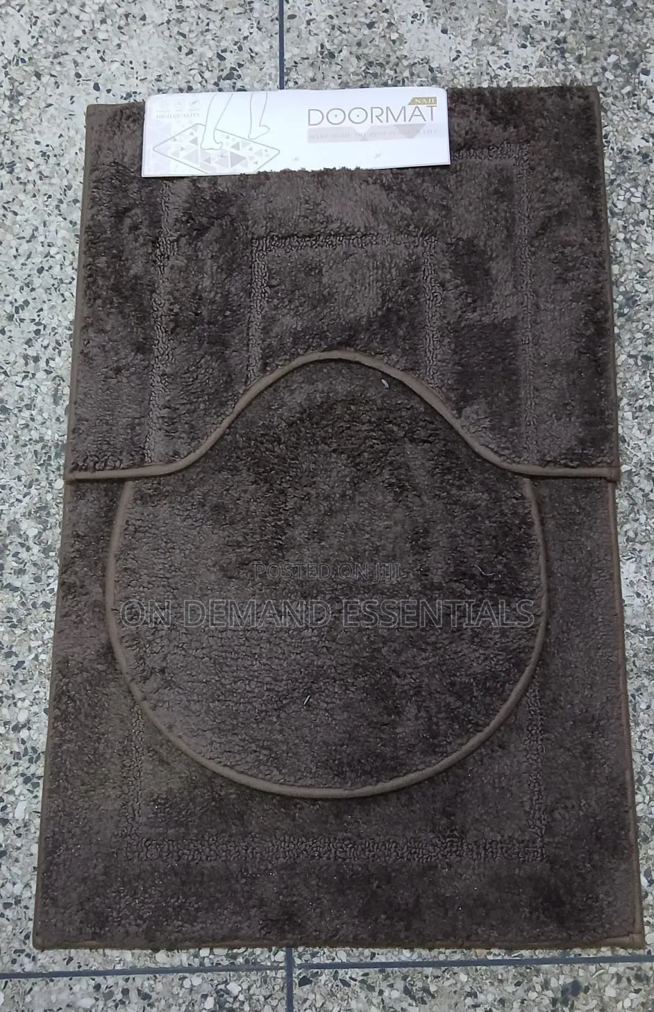 3pcs Bathroom Mats With Super Nonslip Underside