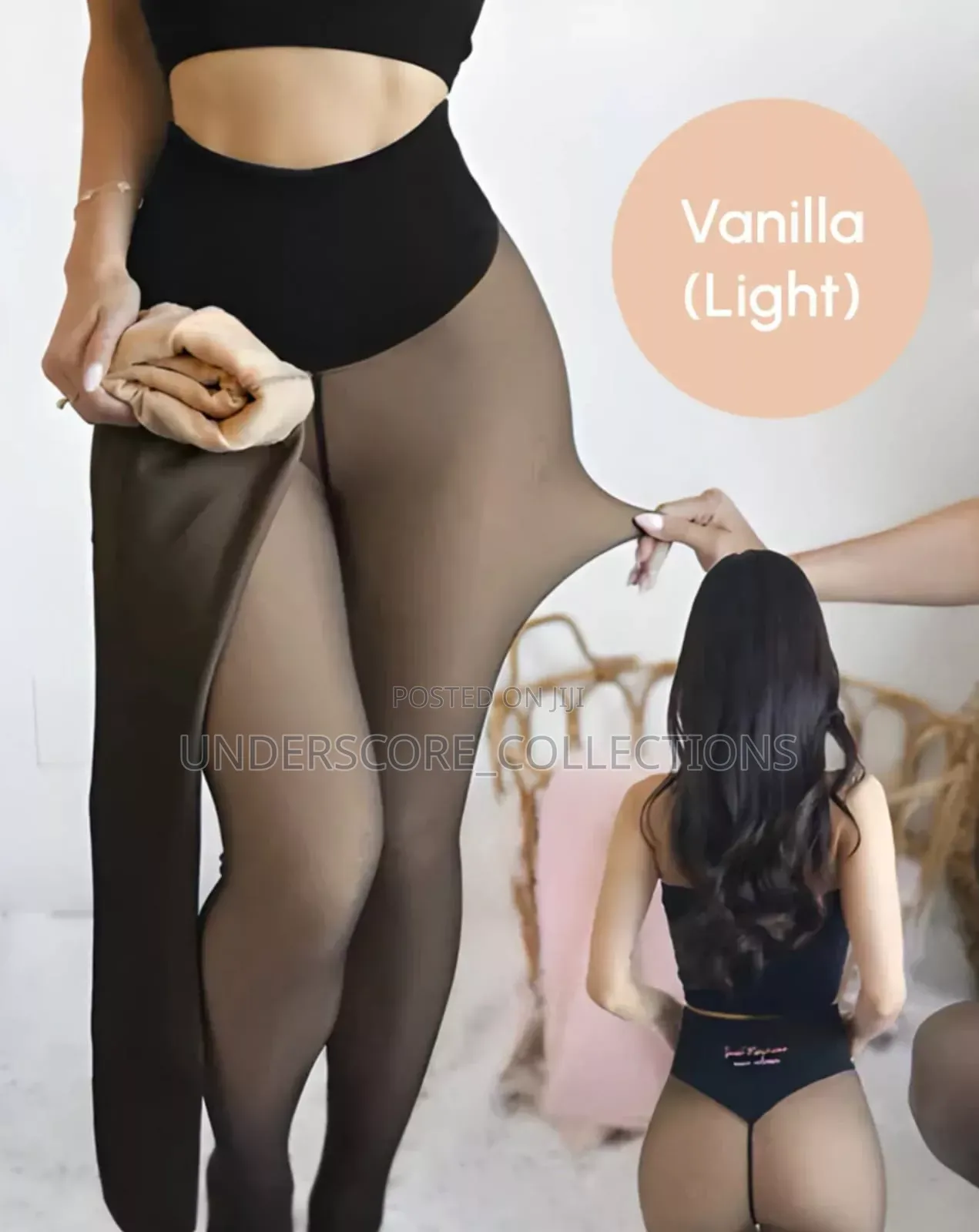 Snatched One-Seam Sheer Fleece Leggings