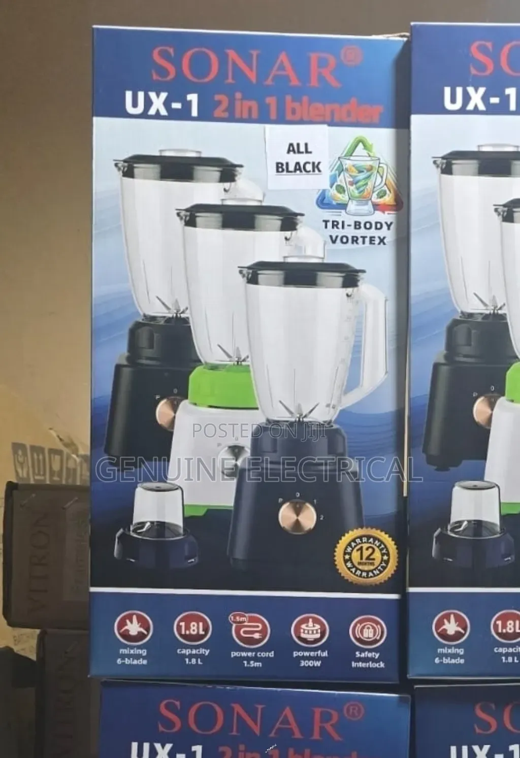 Black
Sonar 2 in 1 Blender