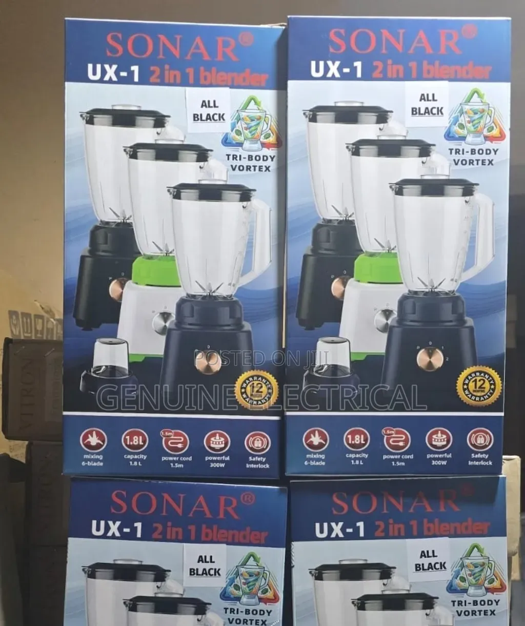 New Electric 
Sonar 2 in 1 Blender