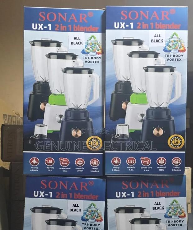 New Electric 
Sonar 2 in 1 Blender
