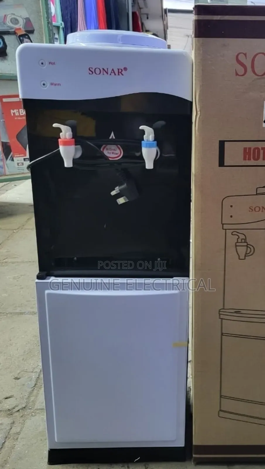 Jy001 Sonar Hot and Normal Water Dispenser (Black White)