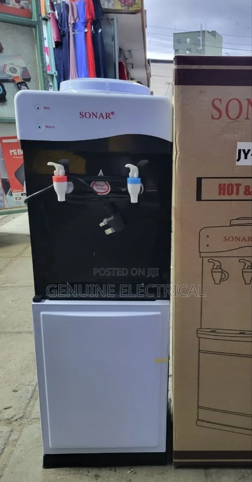 Jy001 Sonar Hot and Normal Water Dispenser (Black White)