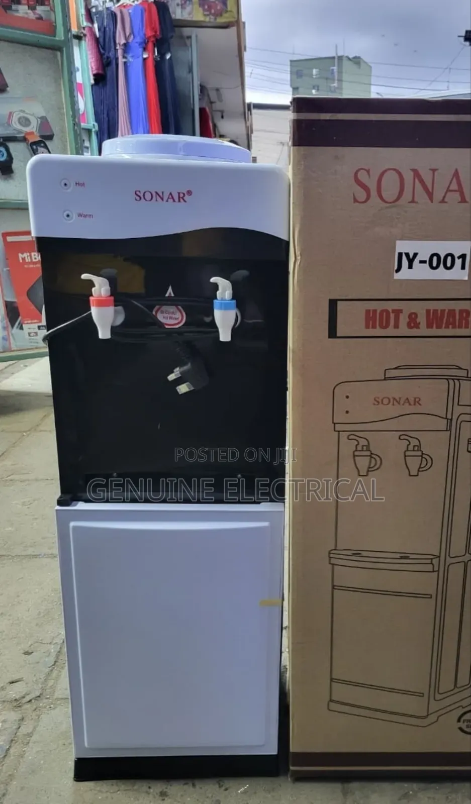 New Jy001 Sonar Hot and Normal Water Dispenser (Black White)