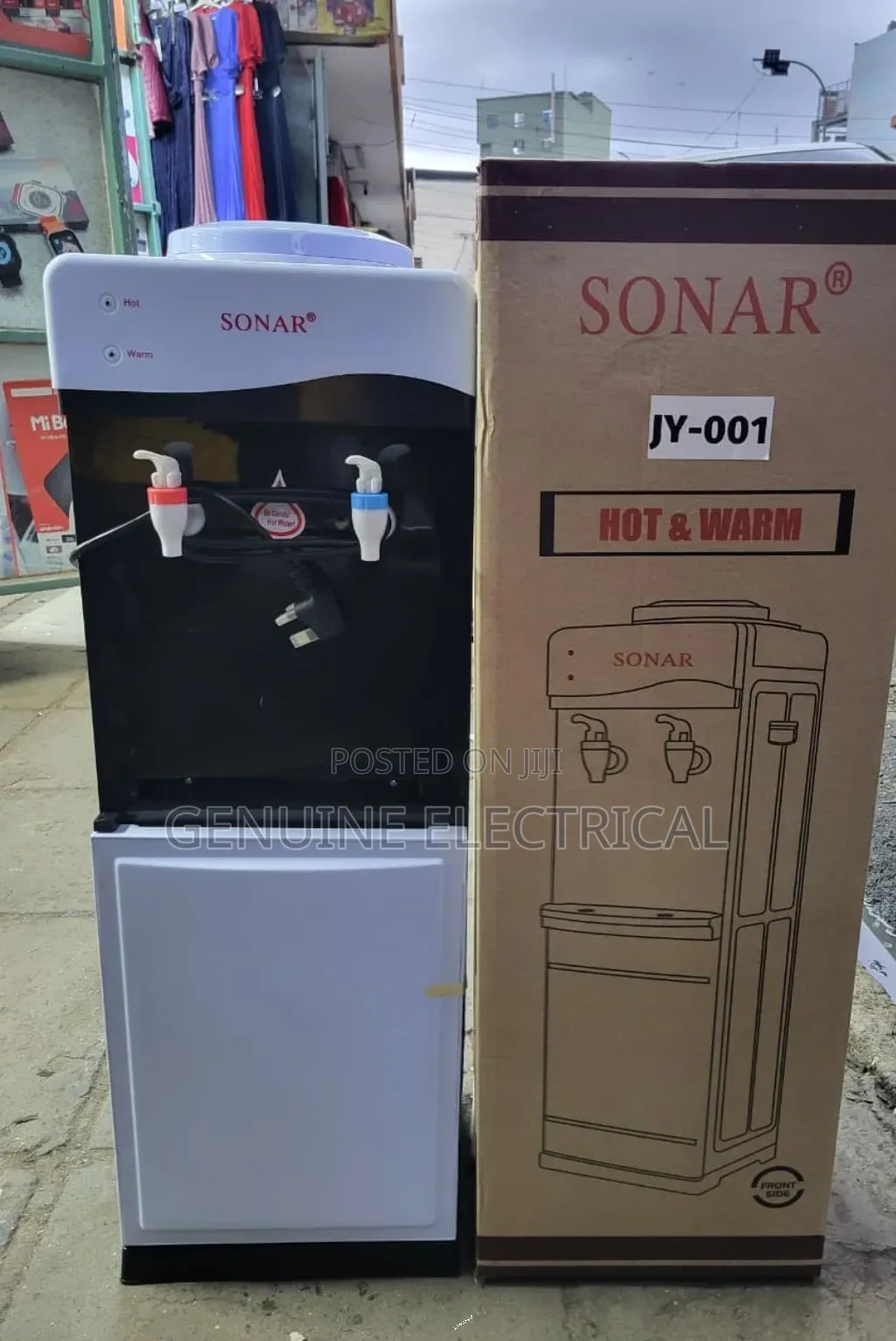 New Jy001 Sonar Hot and Normal Water Dispenser (Black White)