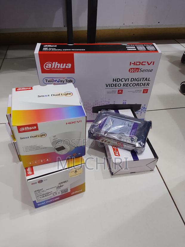 8 Channel Dahua Smart Hybrid Colored CCTV Camera With Audio