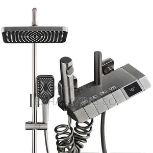 Premium Digital Thermostatic Shower System | Luxury Set