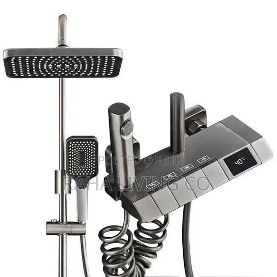 Premium Digital Thermostatic Shower System | Luxury Set
