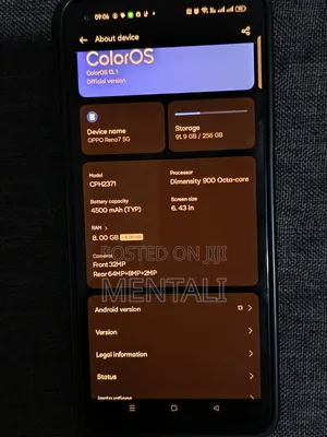 Oppo Reno 256 GB Blue