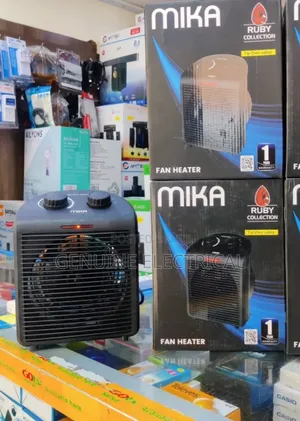 MIKA Fan Heater, 1000Watts-2000w, Grey MH105G
