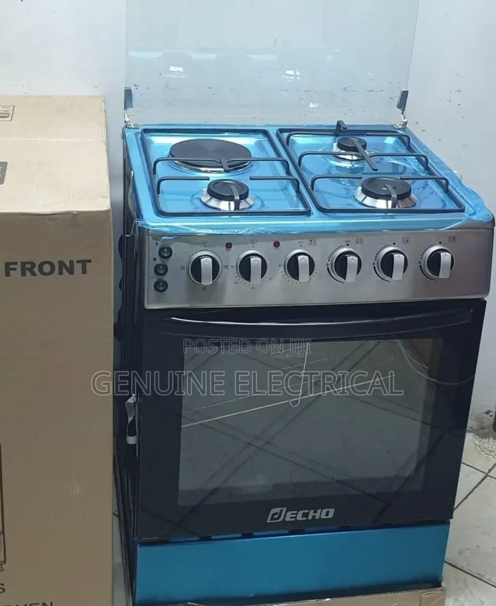 New 60*60 Decho 3+1 Standing Cooker With Electric Oven Stainless