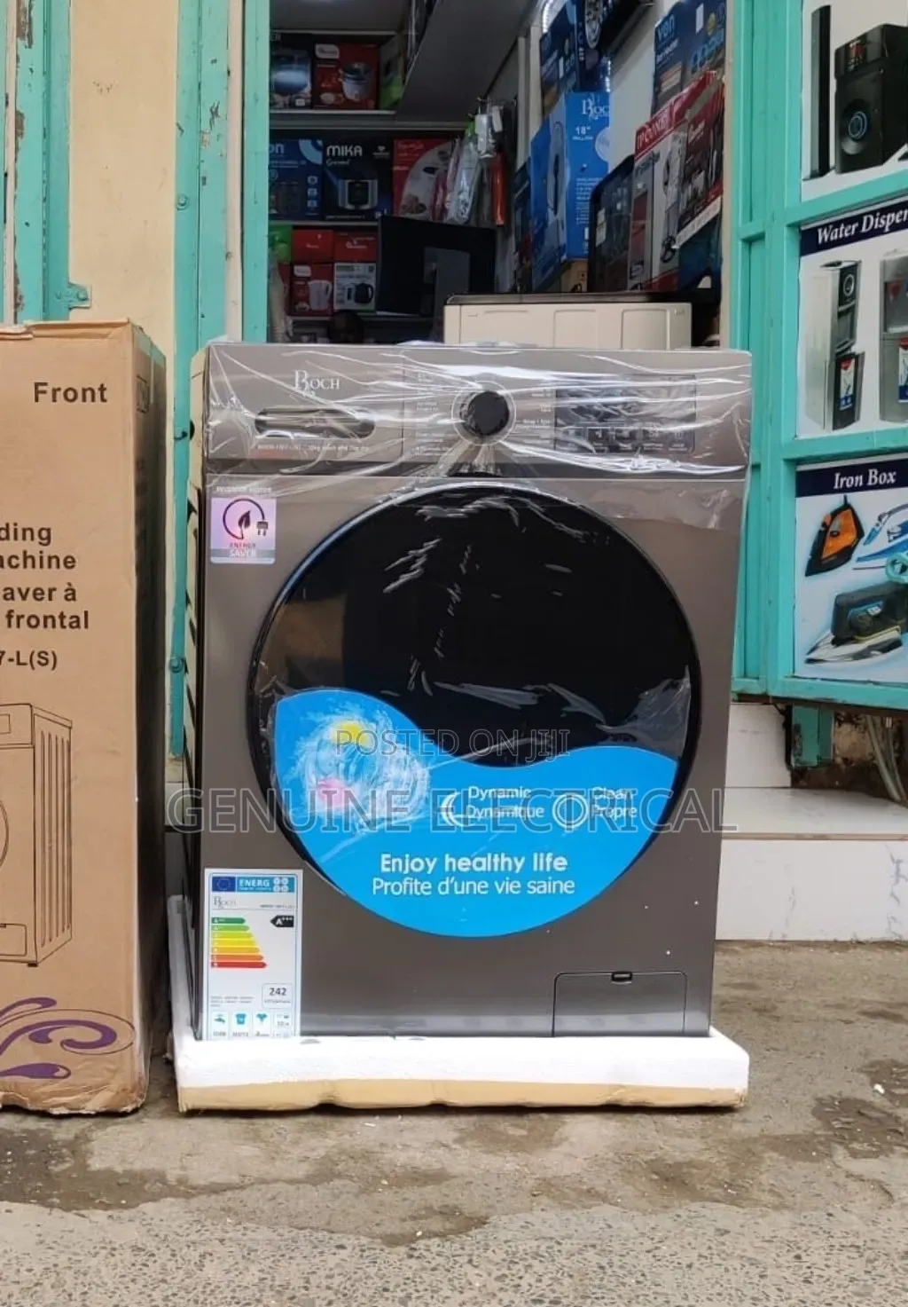 Roch Washing Machine 10kg Front Load Fully Automatic Wash Dry R/8kfl