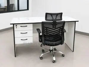 Office Workstation Desk With Headrest Chair