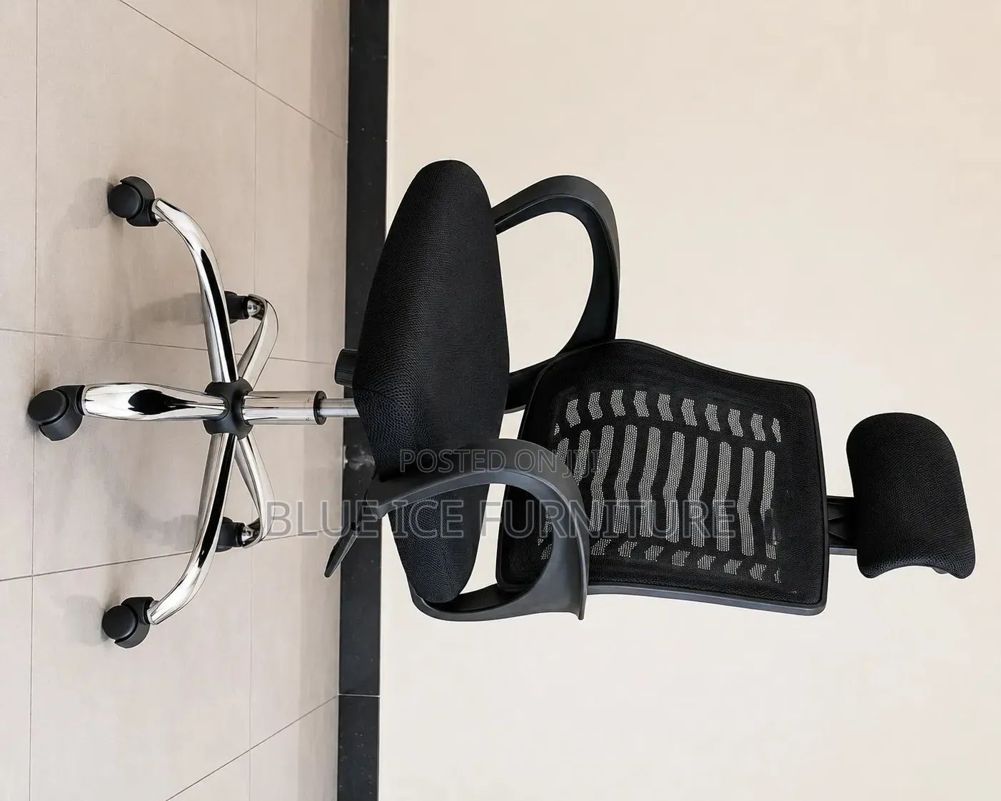 Executive Ergonomic Mesh Office Chair With Adjustable Headrest