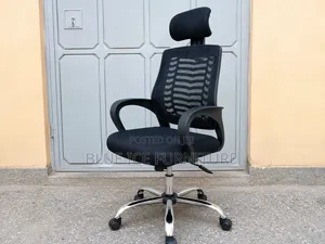 Executive Ergonomic Mesh Office Chair With Adjustable Headrest