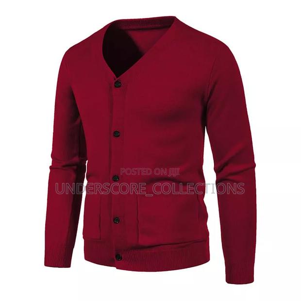 V-Neck Cardigan - thumbnail 2