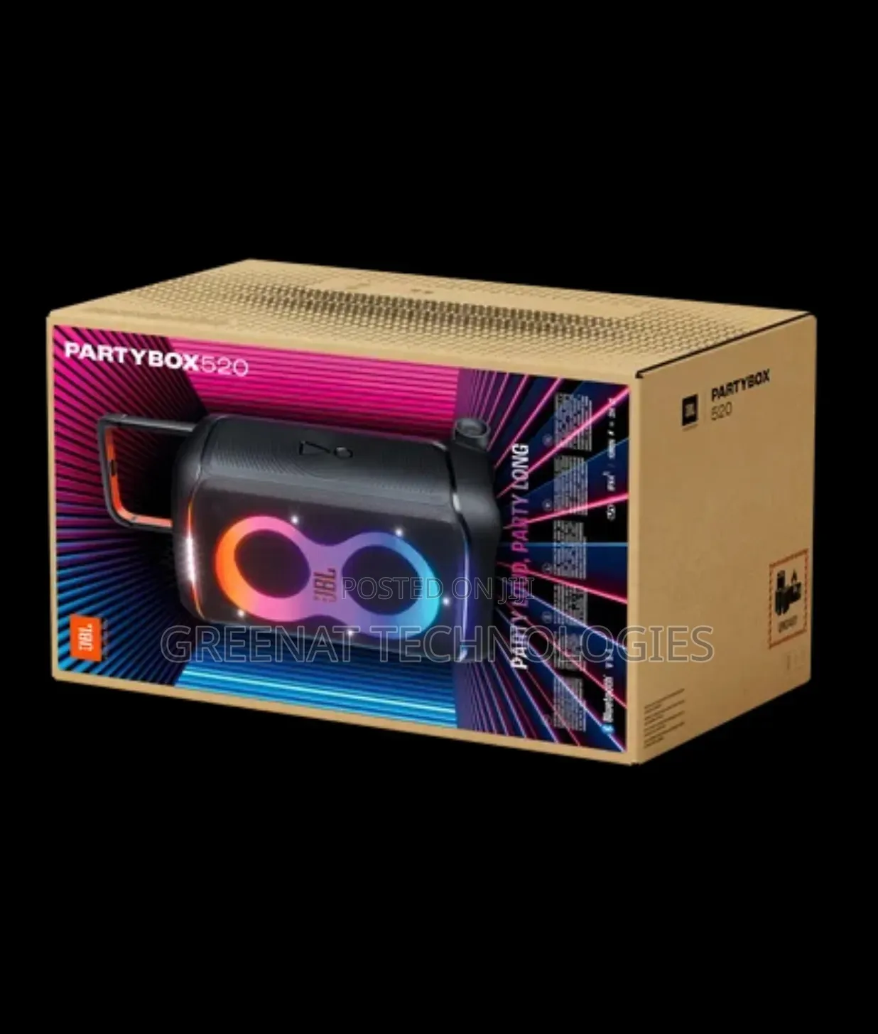 JBL Partybox 520 - 400w Genuine JBL Rechargeable