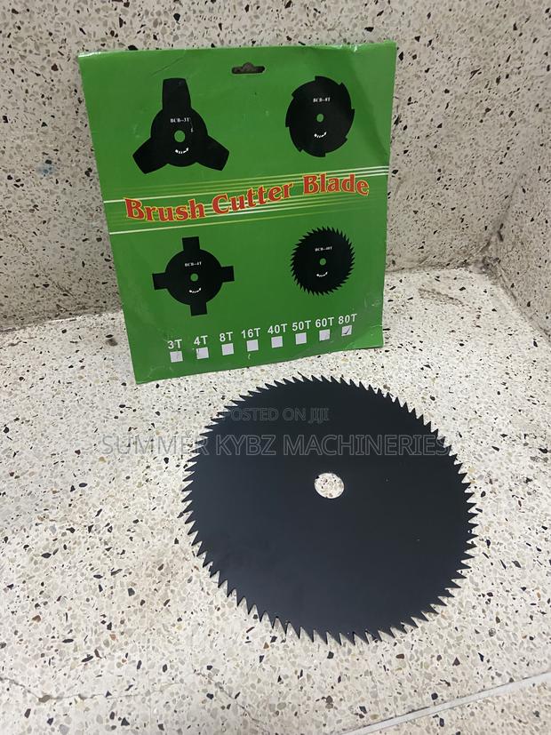 80-Tooth (80T) Black Brush Cutter Blade - thumbnail 2