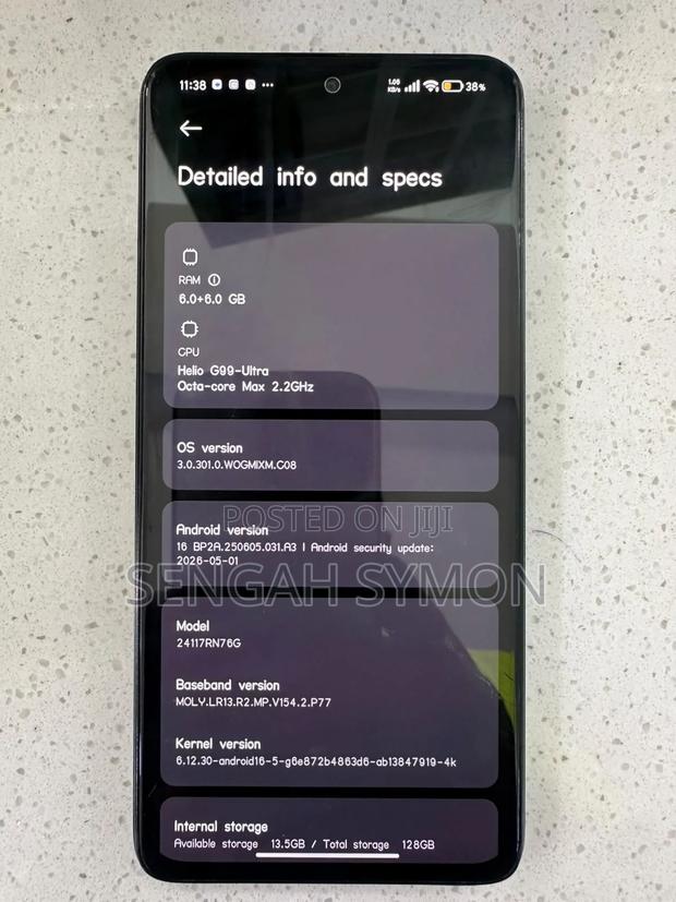 Xiaomi Redmi Note 14 4G 128 GB Black - thumbnail 3