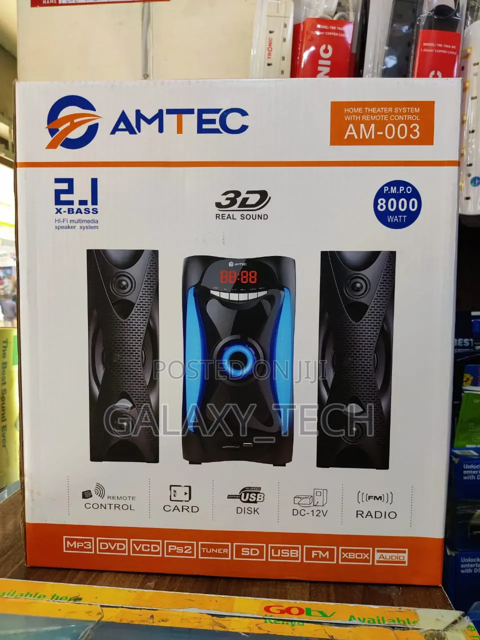 AMTEC AM-003 2.1 X-Bass Home Theater System