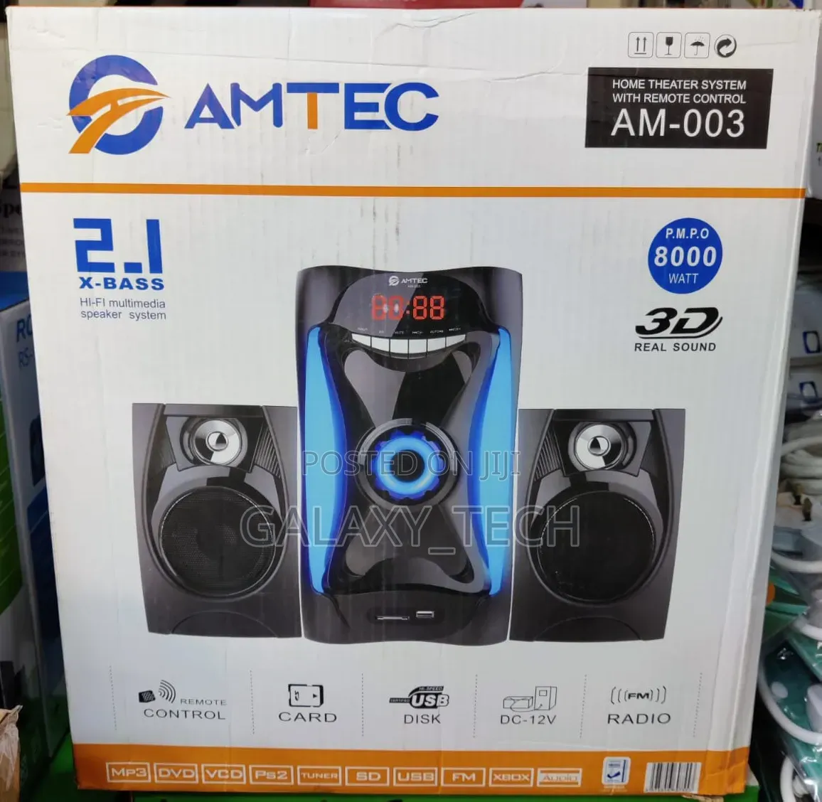 AMTEC AM-003 2.1 X-Bass Home Theater System