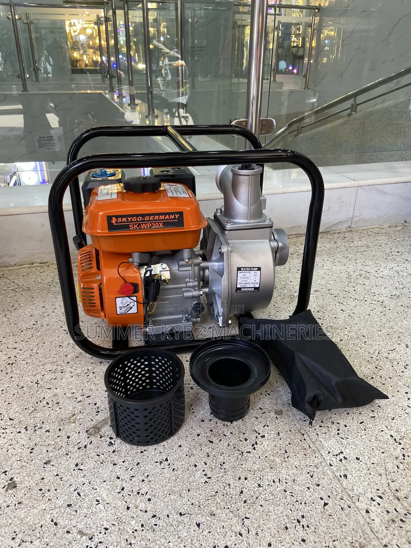 Skygo-Germany SK-WP30X Gasoline-Powered Water Pump